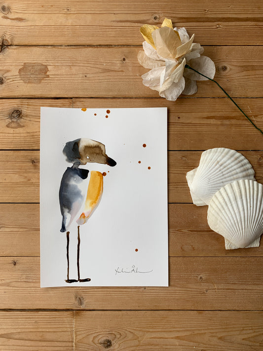 Fågel ’Ola’ 21x29cm