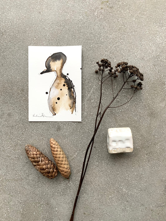 Tuschfågel ’Holger’ 10x15cm