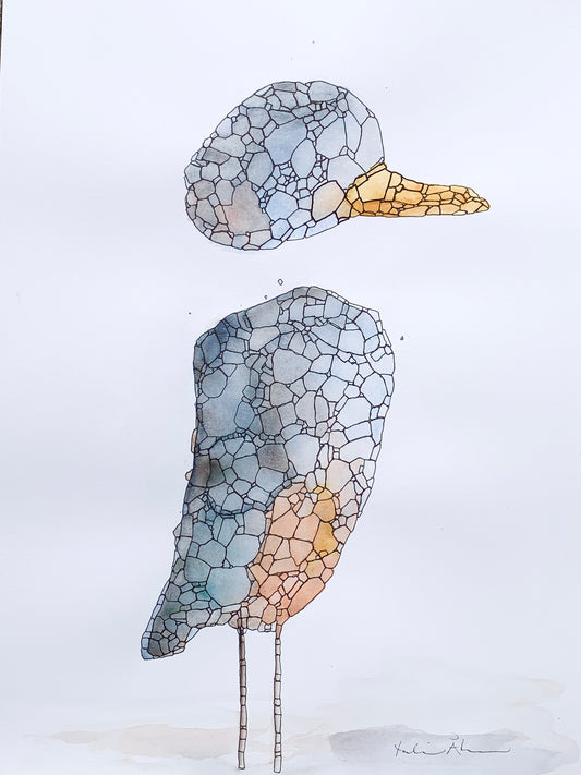 Fågel ’Ester’ 30x40cm