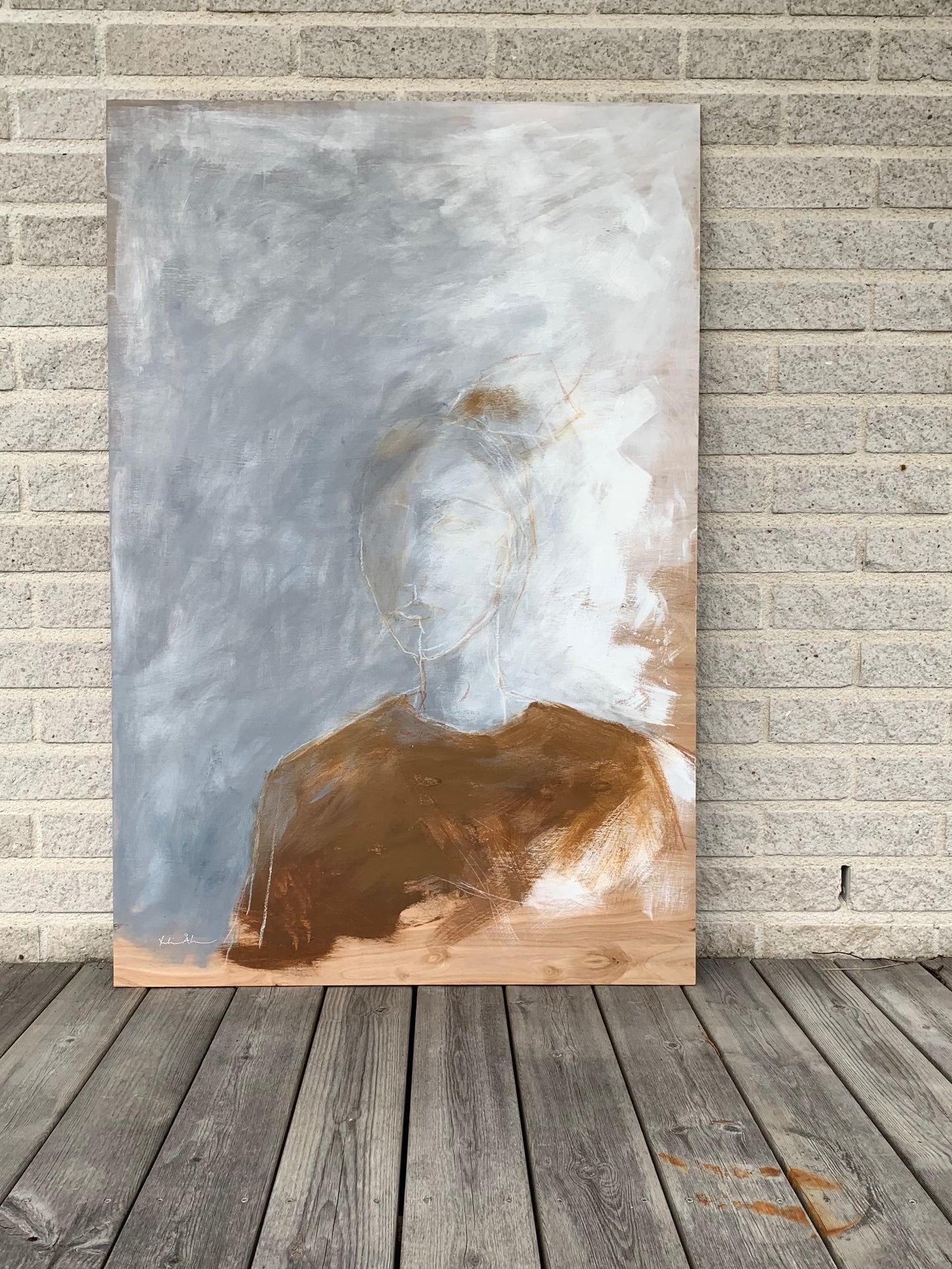 Mellanrum. Originalmålning