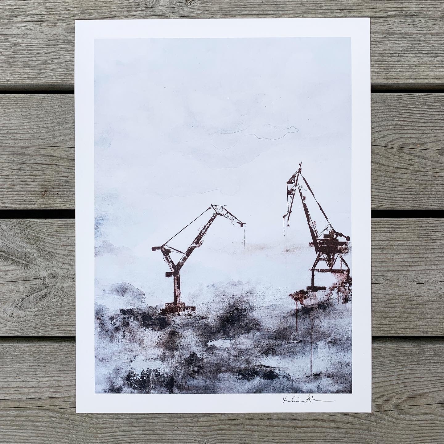 Fine Art Print - Kone kran