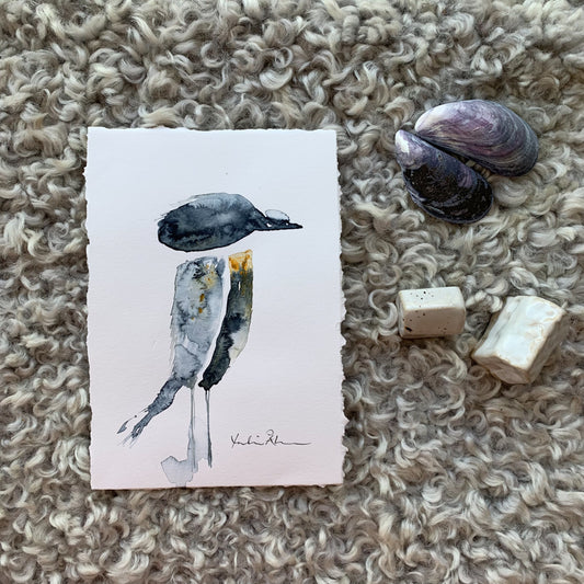 Akvarellfågel A5 - Lena